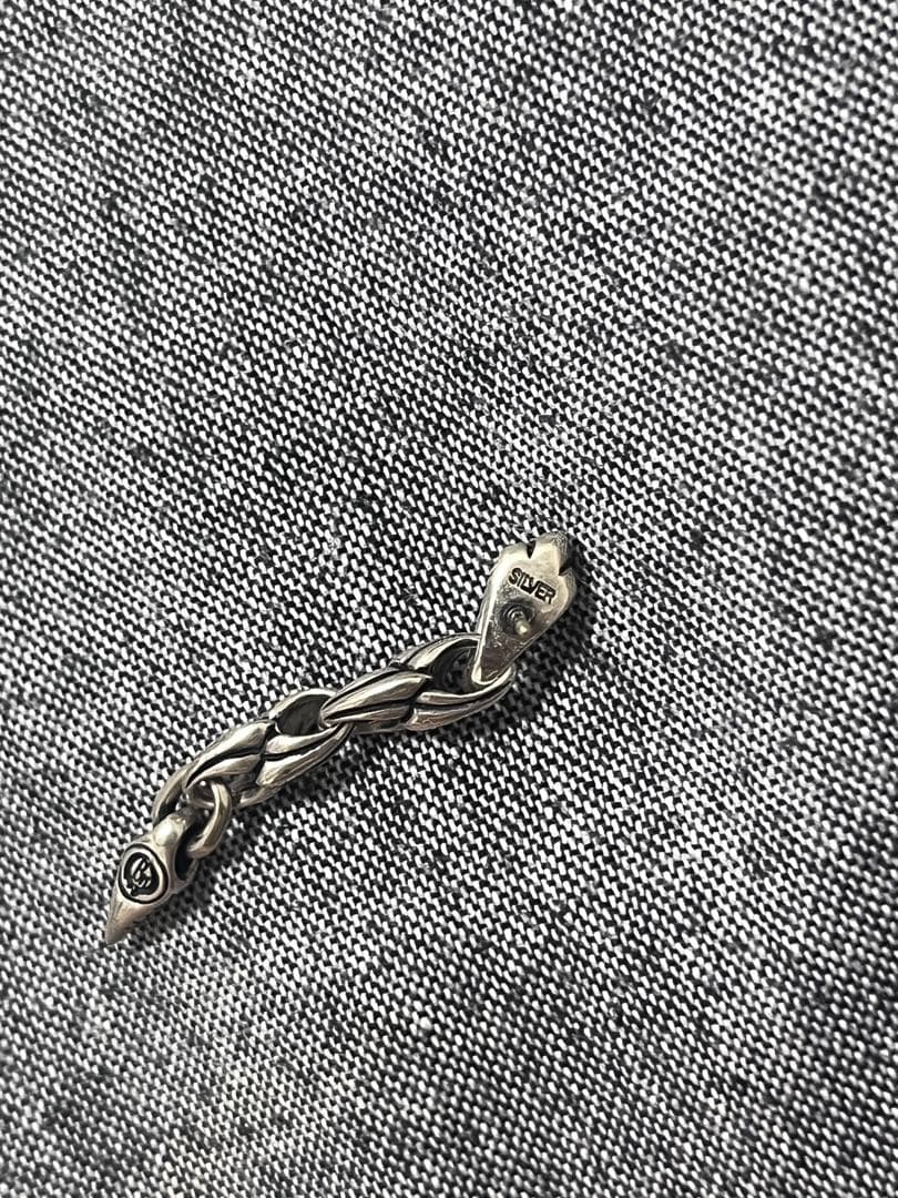 正規品　bloody mary ピアス　シルバー925 ダーク　箱、鑑定書付き