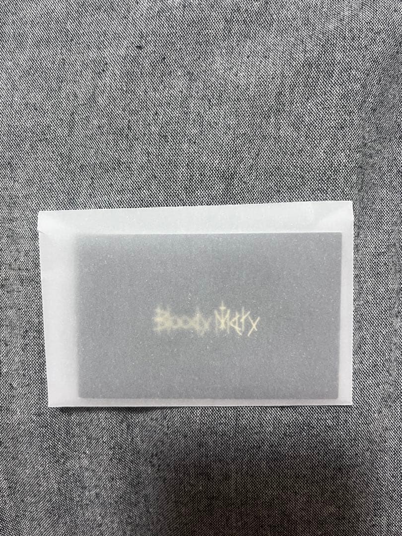 正規品　bloody mary ピアス　シルバー925 ダーク　箱、鑑定書付き