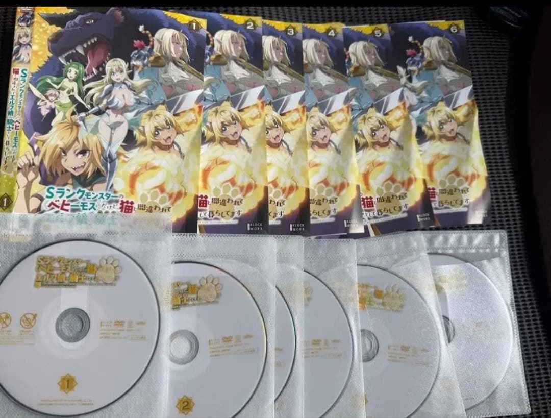 Sランクモンスターのベヒーモスだけど猫と間違われてエルフ娘の騎士として DVD