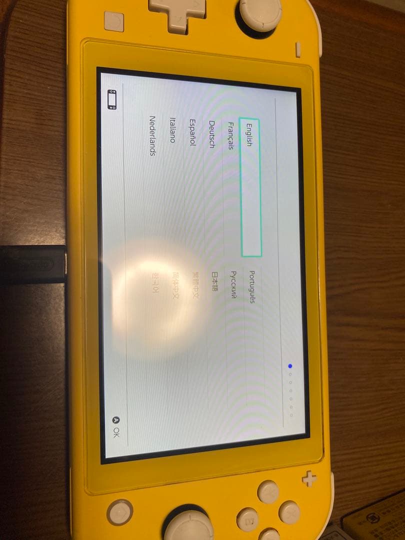 【ジャンク】Switchライト本体 イエロー