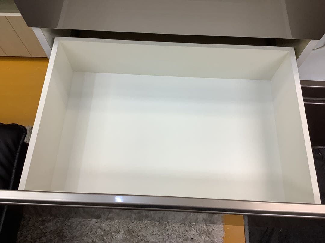 ニトリ キッチンカウンター アルミナ2 100CT SI（シルバー）