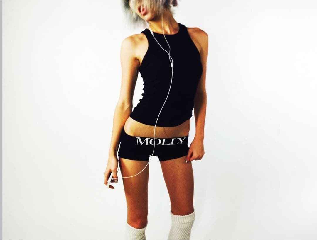 MOLLY ブラック ボクサーパンツ 3枚セット M