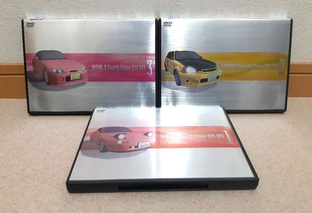 頭文字D Fourth Stage DVD-BOX　トミカ欠品