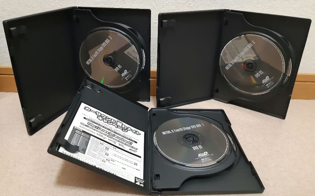 頭文字D Fourth Stage DVD-BOX　トミカ欠品