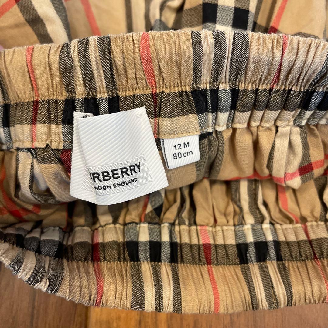 BURBERRY トップス　18M 86cm ボトムス　12M 80cm