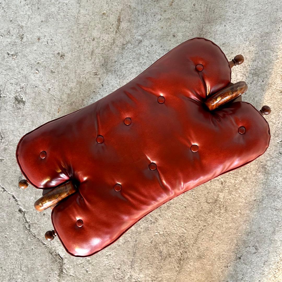 ✿美品✿ キャメルチェア　ラクダスツール ロビー エントランス 玄関 象嵌 金彩