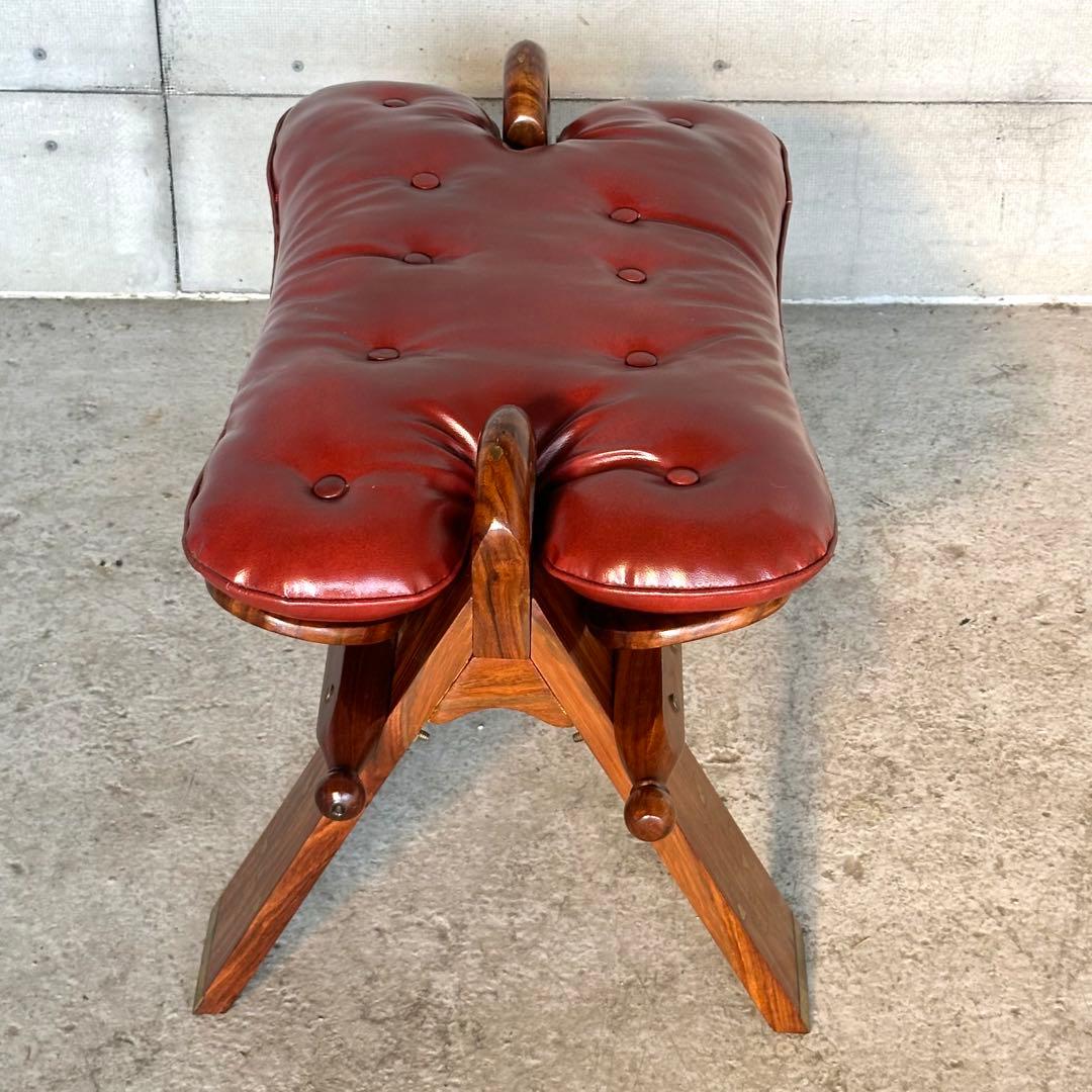 ✿美品✿ キャメルチェア　ラクダスツール ロビー エントランス 玄関 象嵌 金彩