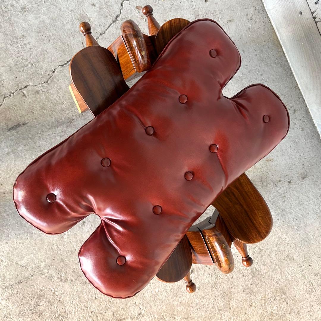 ✿美品✿ キャメルチェア　ラクダスツール ロビー エントランス 玄関 象嵌 金彩