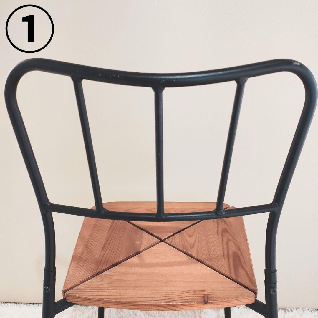 希少モデル　IKEA ANTNAS スタッキング ダイニングチェア 2脚セット