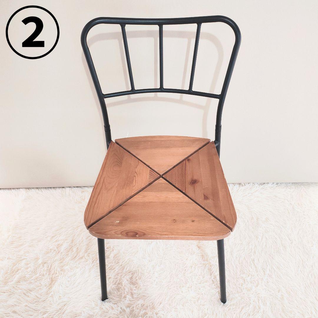 希少モデル　IKEA ANTNAS スタッキング ダイニングチェア 2脚セット