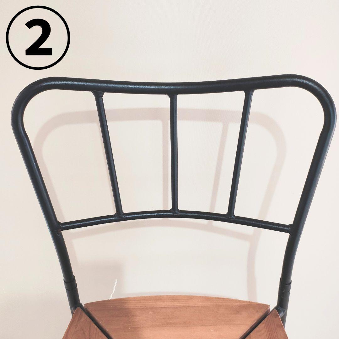 希少モデル　IKEA ANTNAS スタッキング ダイニングチェア 2脚セット