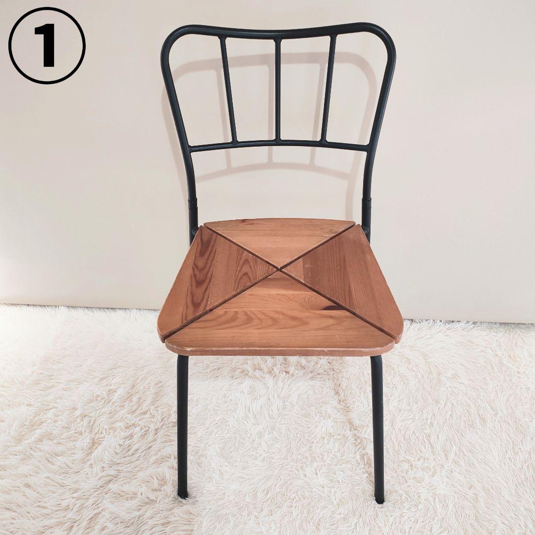 希少モデル　IKEA ANTNAS スタッキング ダイニングチェア 2脚セット