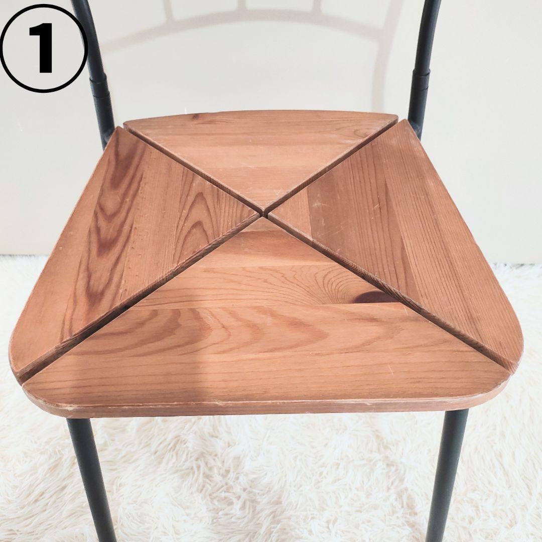 希少モデル　IKEA ANTNAS スタッキング ダイニングチェア 2脚セット