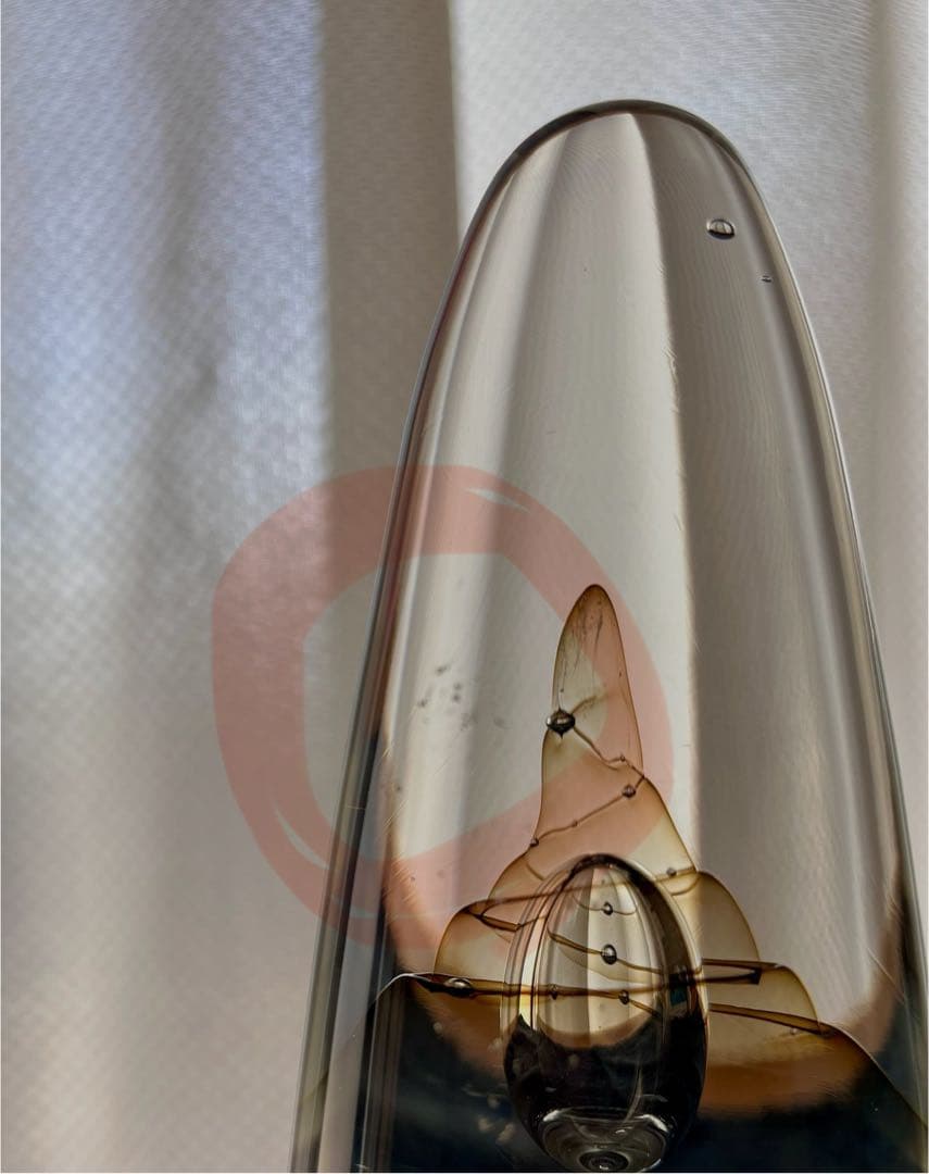 野田雄一　富山ガラス　工芸ガラス　ガラスオブジェ　箱無し