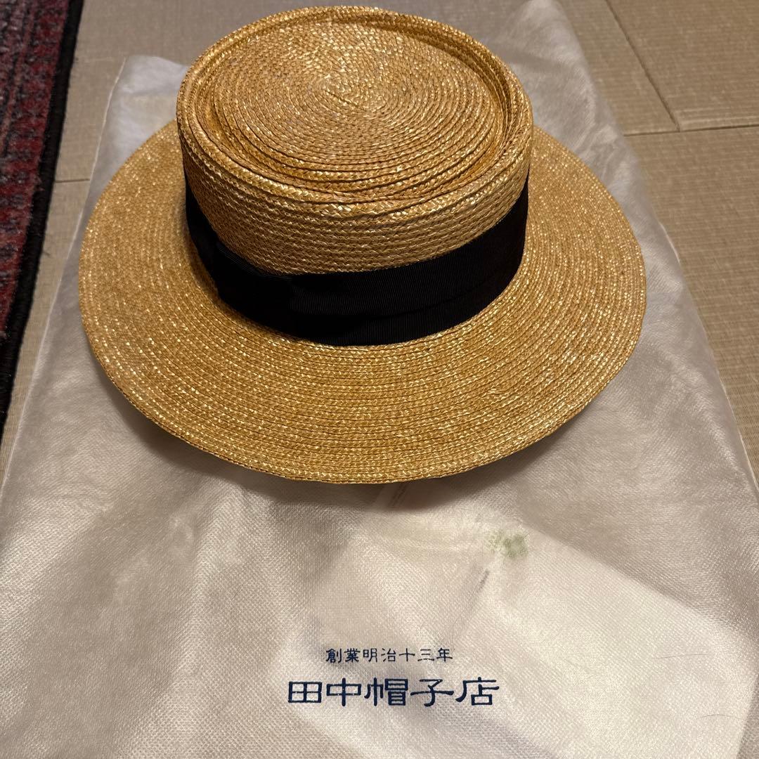 田中帽子店　麦わら帽子 日本製