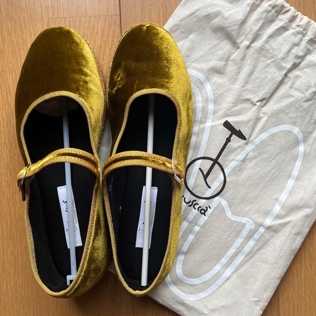 Sciuscia シューシャ MARYJANE MIMOSA 39 ベルベット