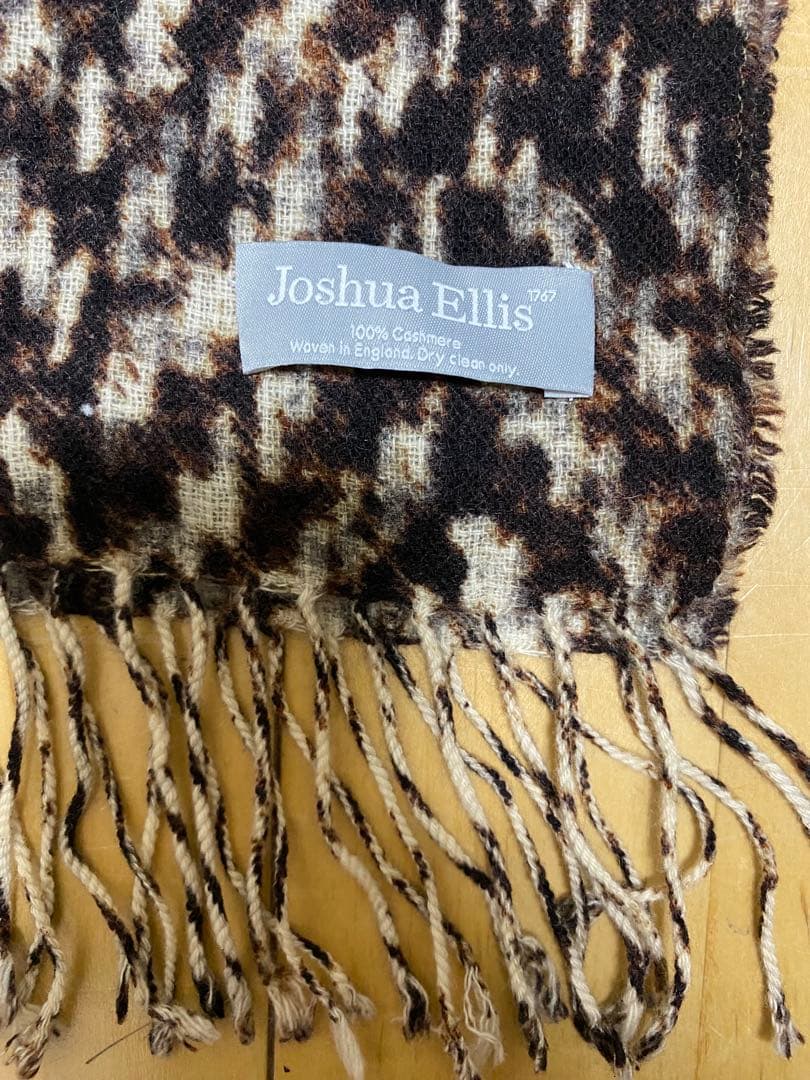 Joshua Ellis 100%カシミヤ ストール　英国製