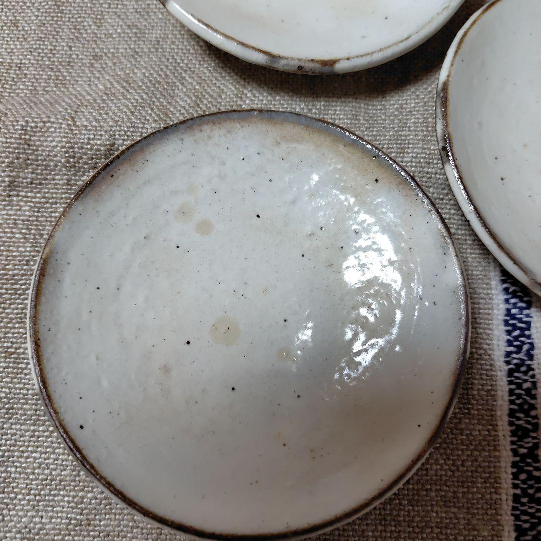 花岡隆　粉引　小皿　5枚セット