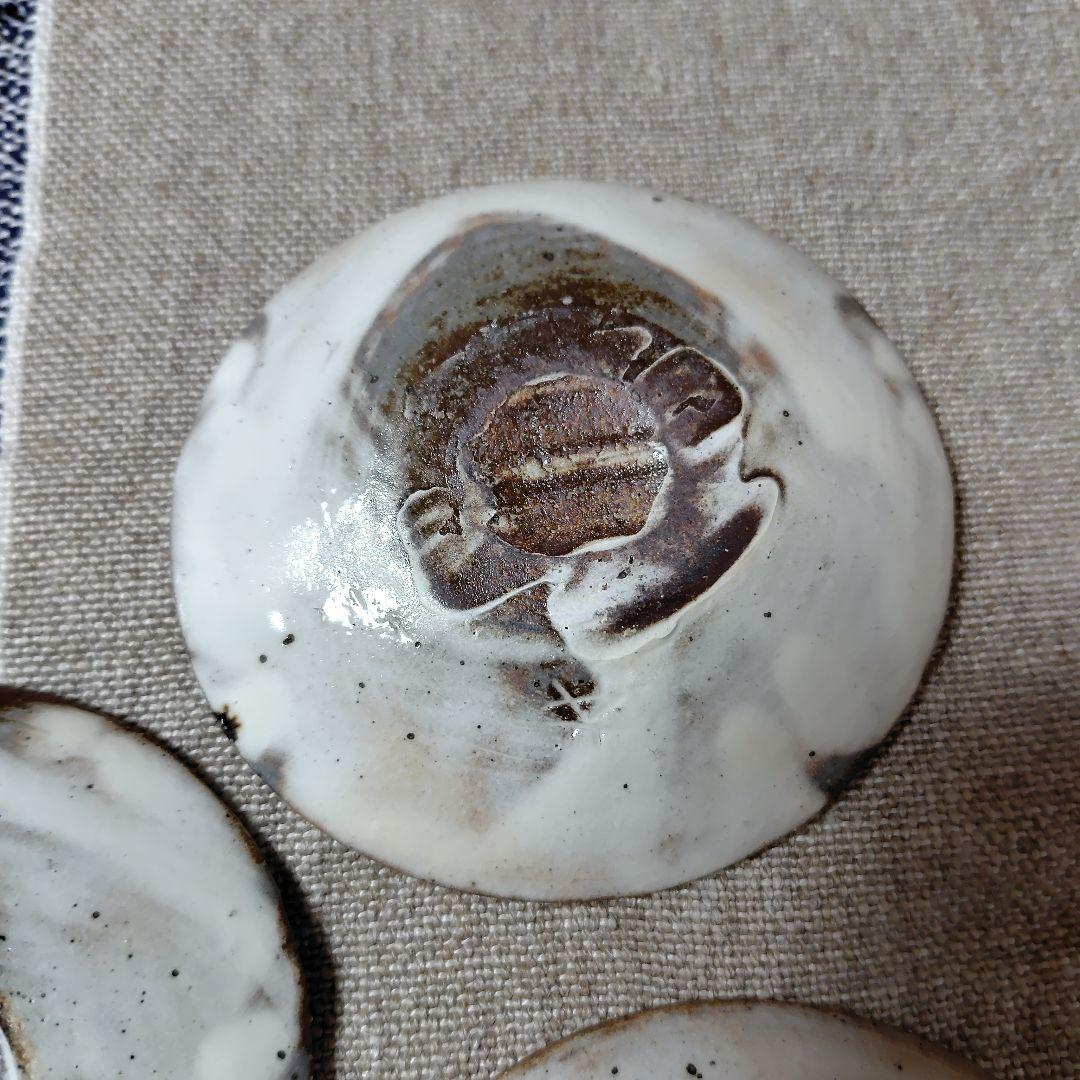 花岡隆　粉引　小皿　5枚セット