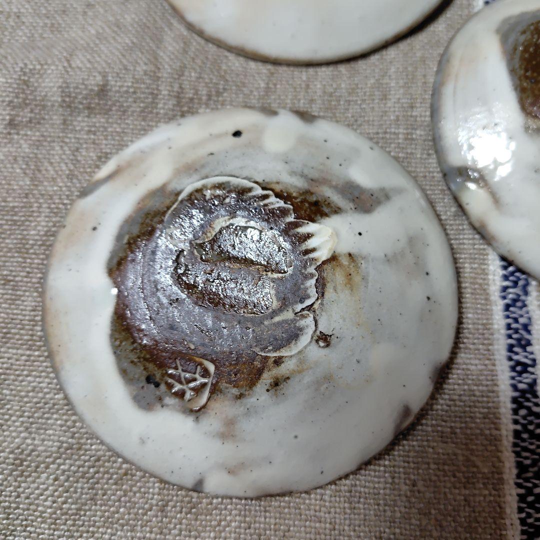 花岡隆　粉引　小皿　5枚セット