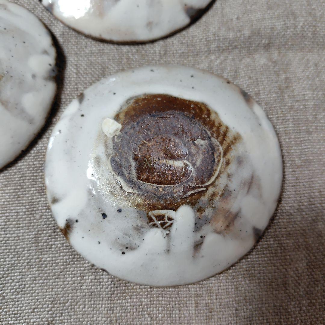 花岡隆　粉引　小皿　5枚セット