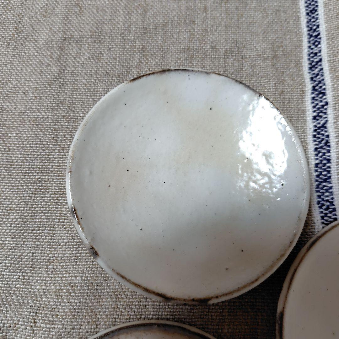 花岡隆　粉引　小皿　5枚セット