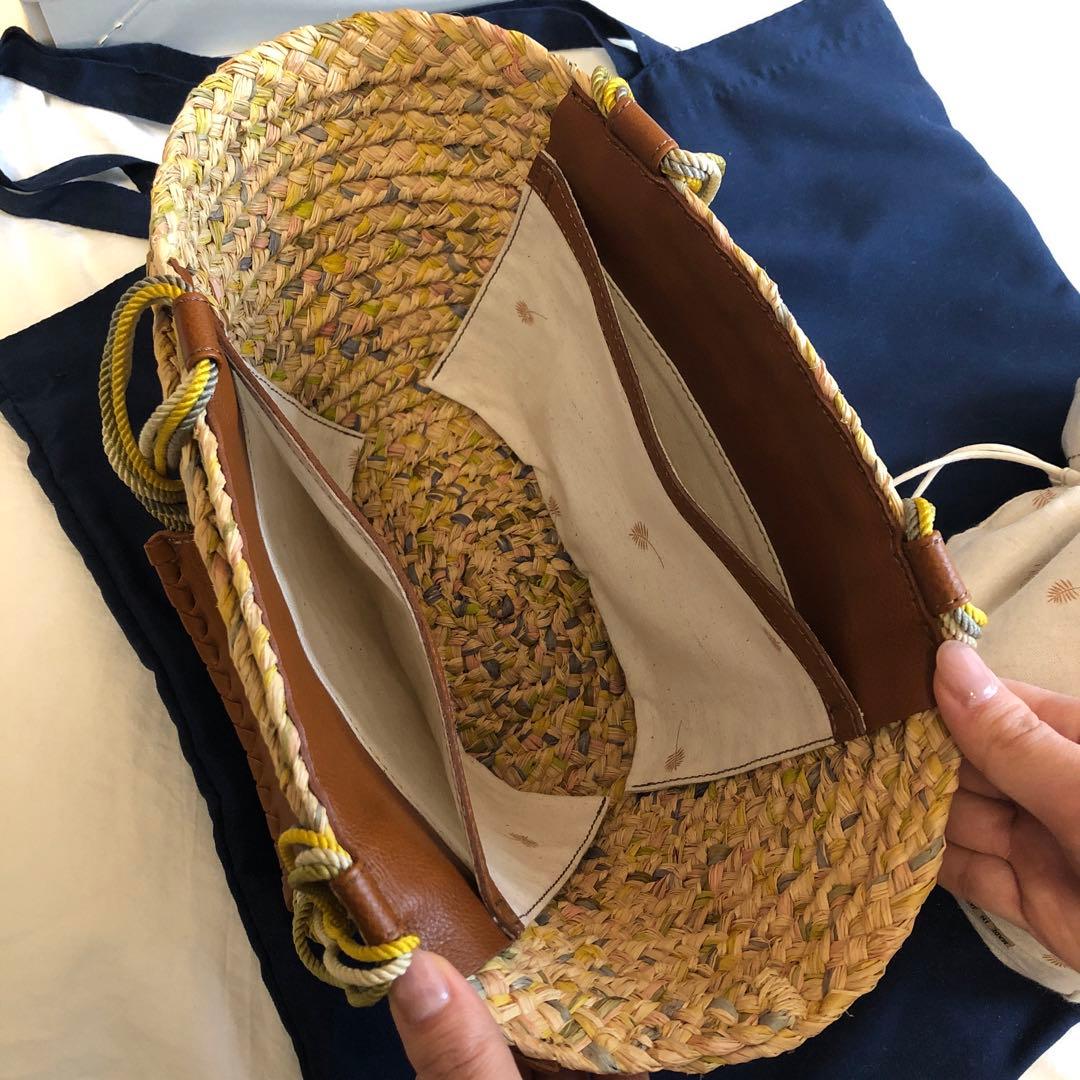 新品　IBIZA かごバック　ラフィア