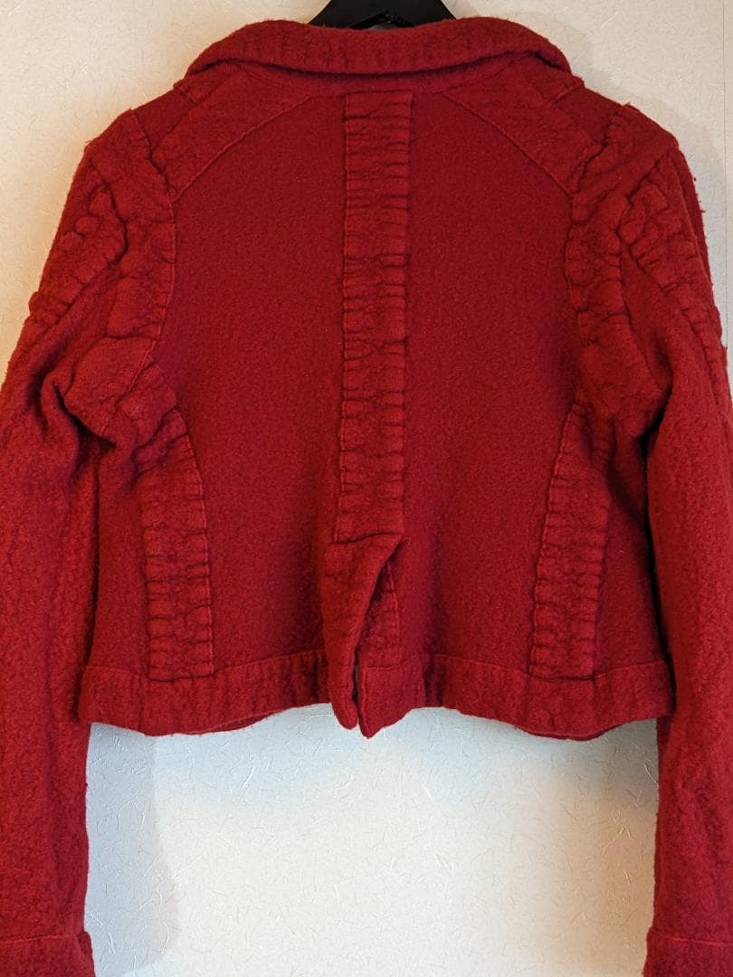 コムデギャルソン noir keininomiya CDG ジャケット 赤