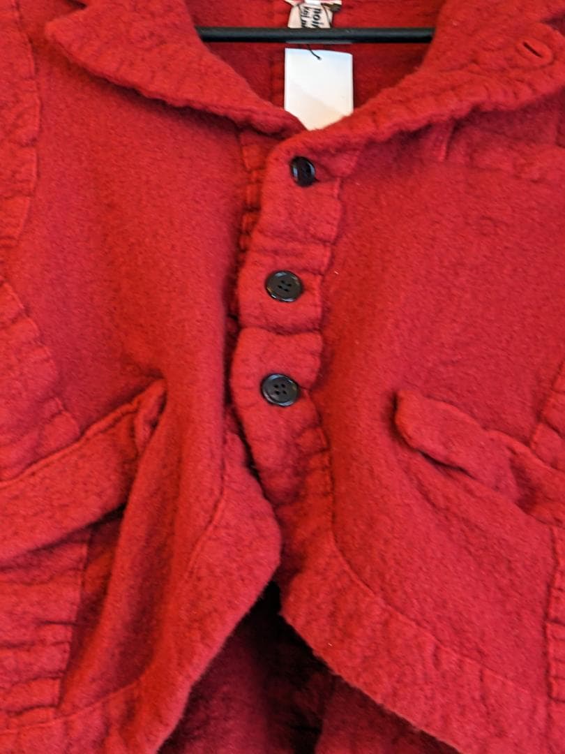 コムデギャルソン noir keininomiya CDG ジャケット 赤