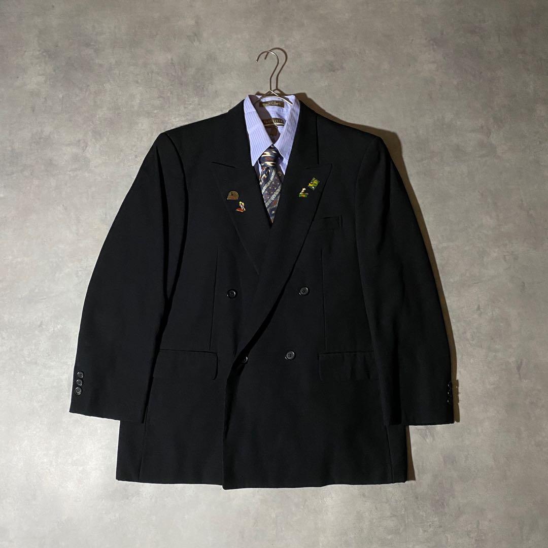 90s vintage レトロセットアップ スーツ ピンズ No.196成人式