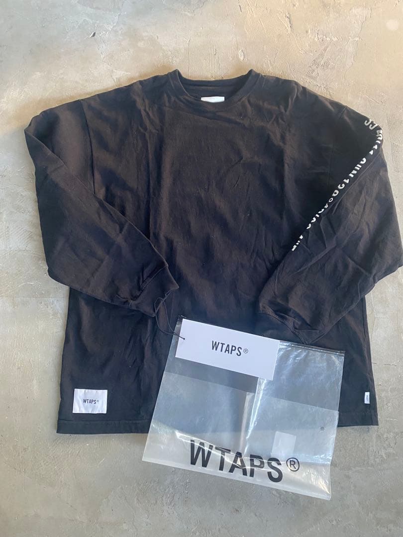 WTAPS ブラック 長袖カットソー　03 L