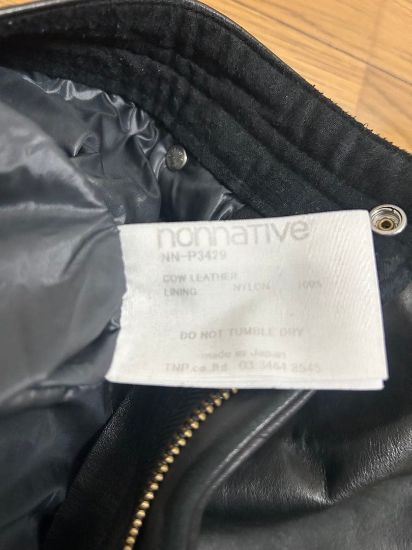 パンツ nonnative DWELLER DROPPED FIT COWLEATHER