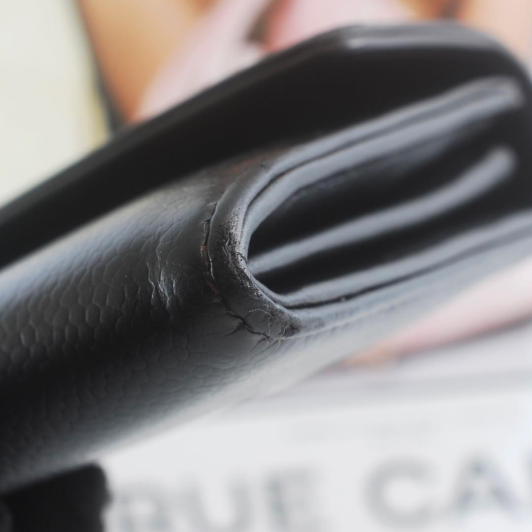 美品＊CHANEL＊シャネル＊キャビアスキン＊長財布＊フラップウォレット＊ココ