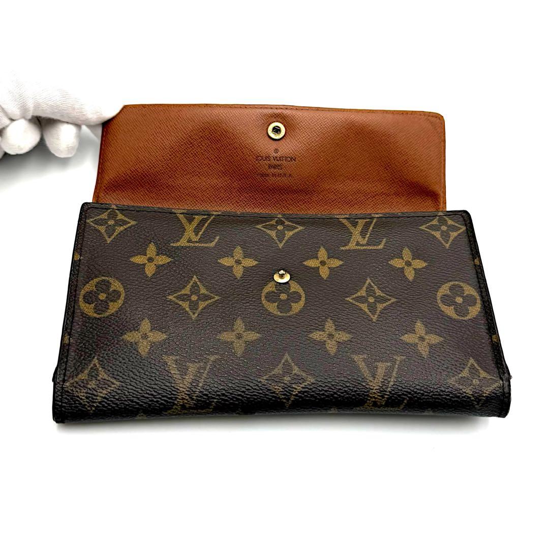 ルイヴィトン モノグラム インターナショナル 三つ折り財布