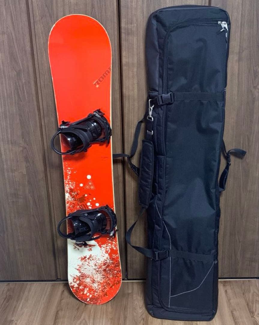 激安‼️送料込み‼️スノーボード板+バインディング+ボードケース3点セット✨️②