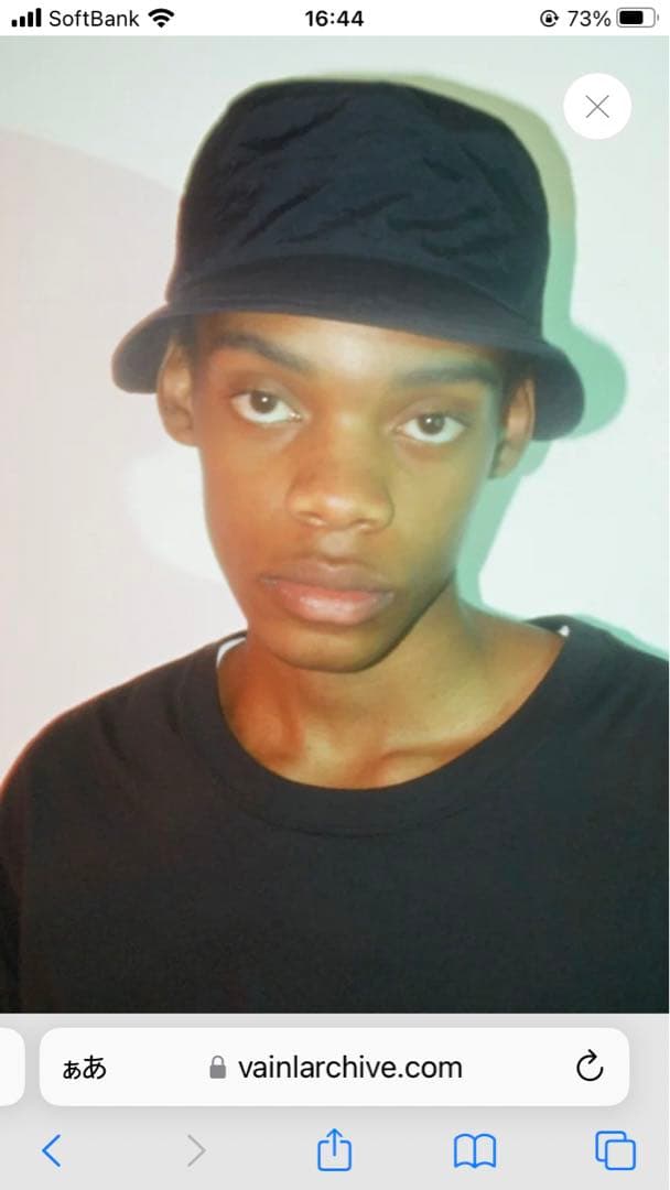 VAIN ARCHIVE ブラック バケットハット