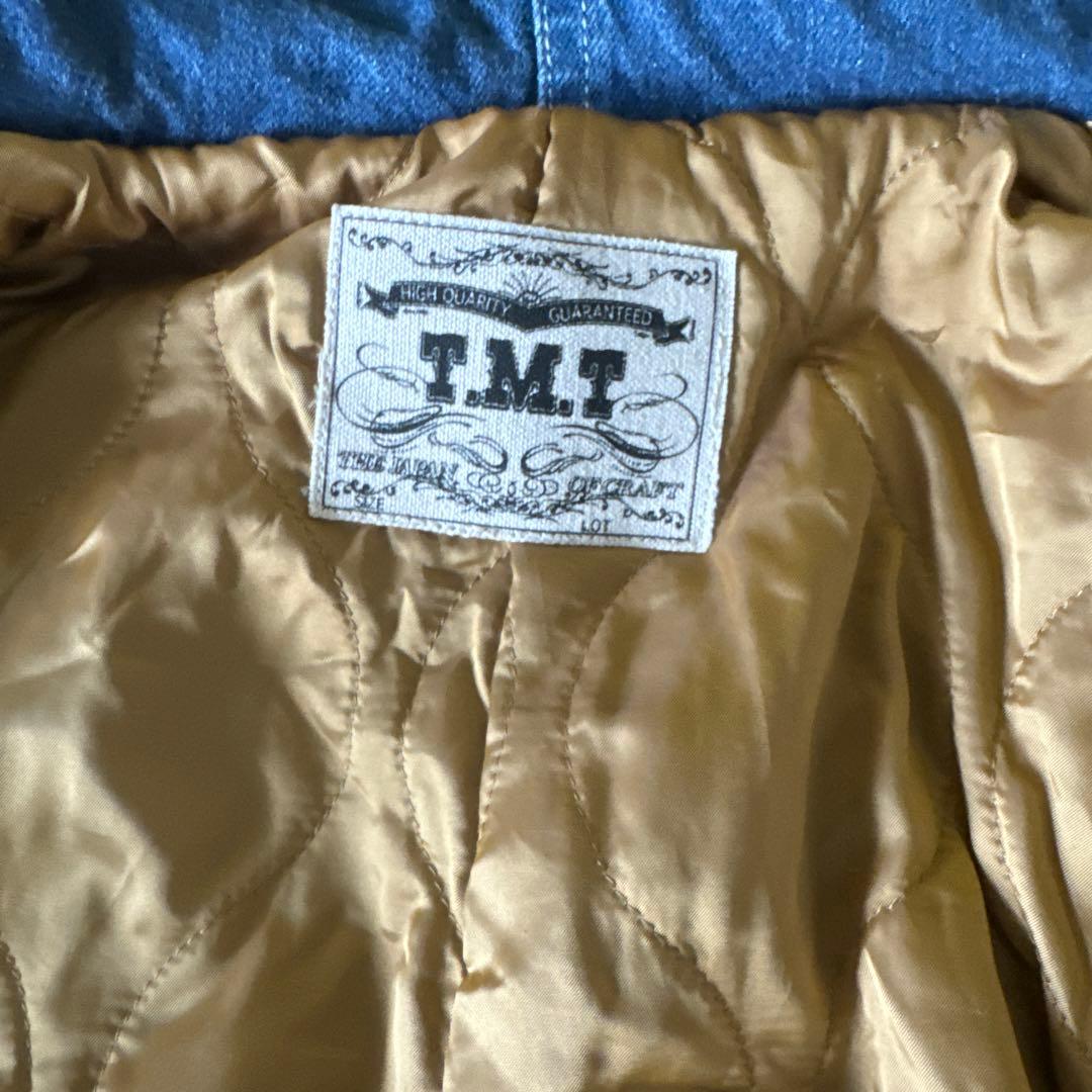 TMT デニム　ダッフルコート