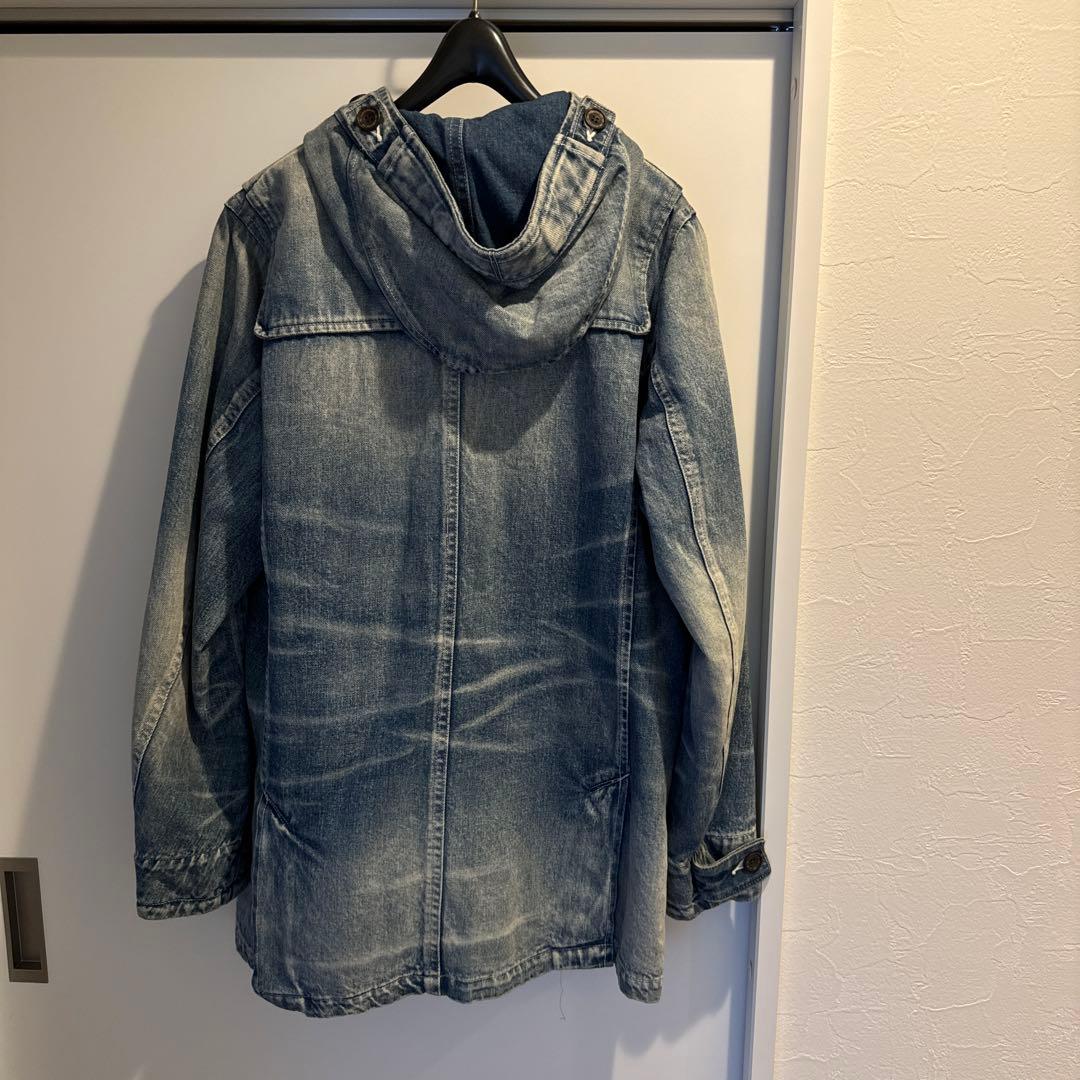 TMT デニム　ダッフルコート