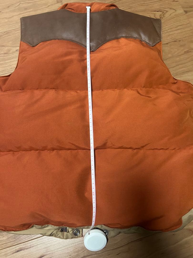 Sugar Cane DOWN ダウンベスト M オレンジ