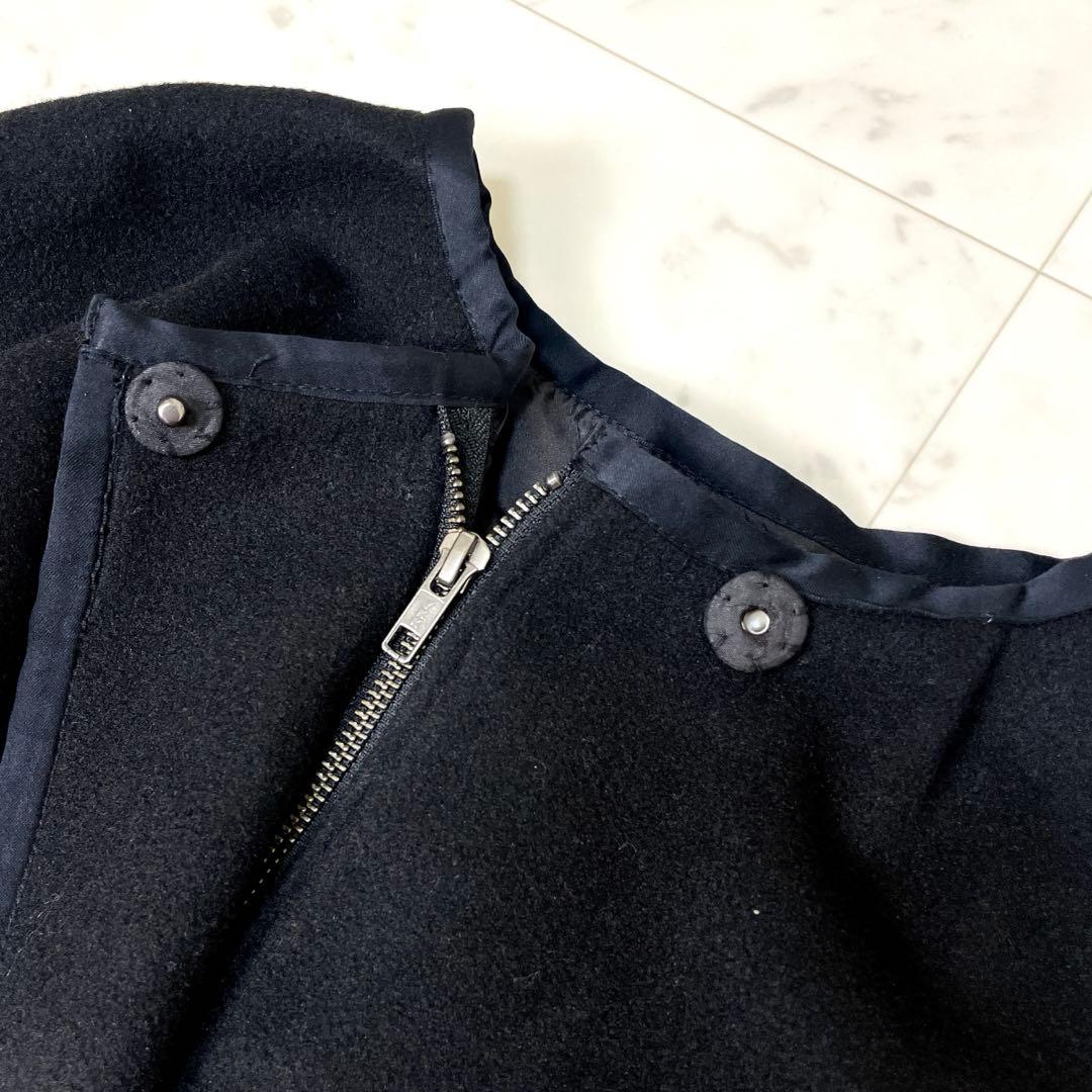 【極美品】カロリナグレイサー キルティング配色コート ブラック F