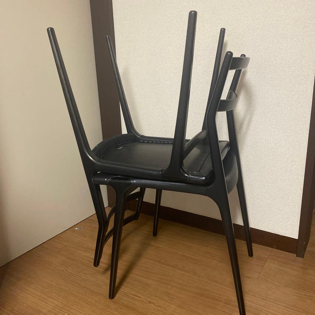 インパラチェア　ダイニングチェア①と③の2脚セット