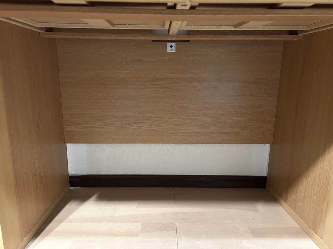 【送料無料】ナチュラルウッド 学習机 収納付き