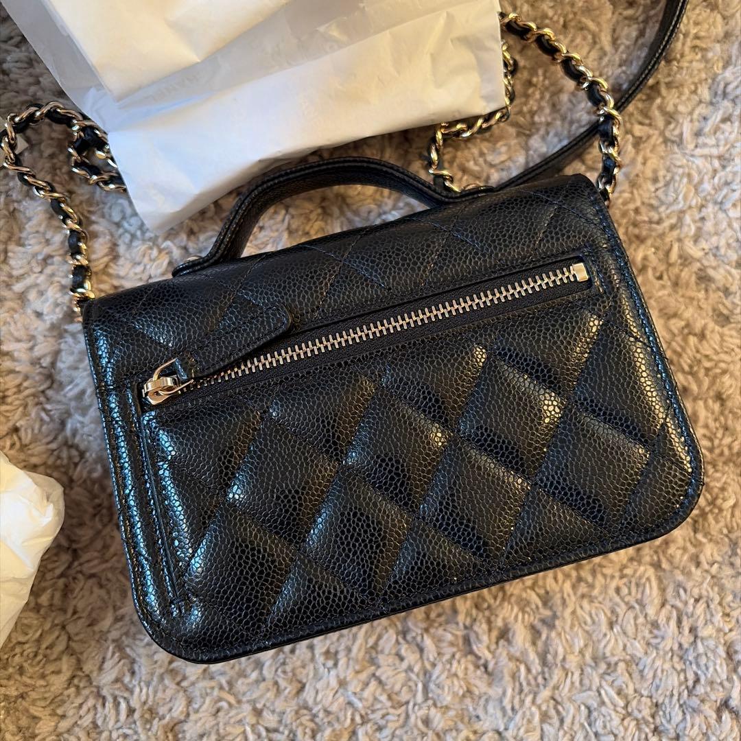 CHANEL⭐︎チェーンクラッチ　ブラック