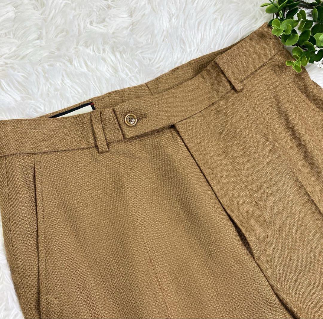 GUCCIグッチ　2020年　フレアスラックス　ブラウン　44