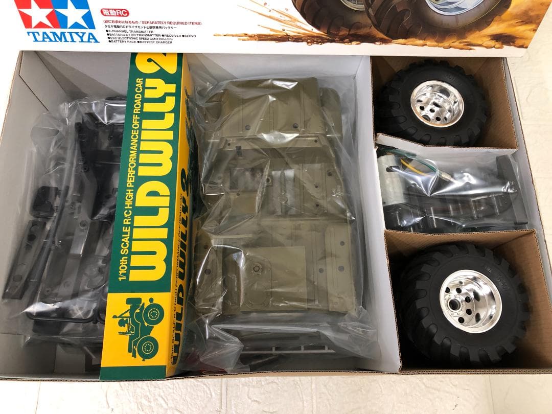 新品未使用！タミヤ ラジコン 1/10RC ワイルドウイリー 2