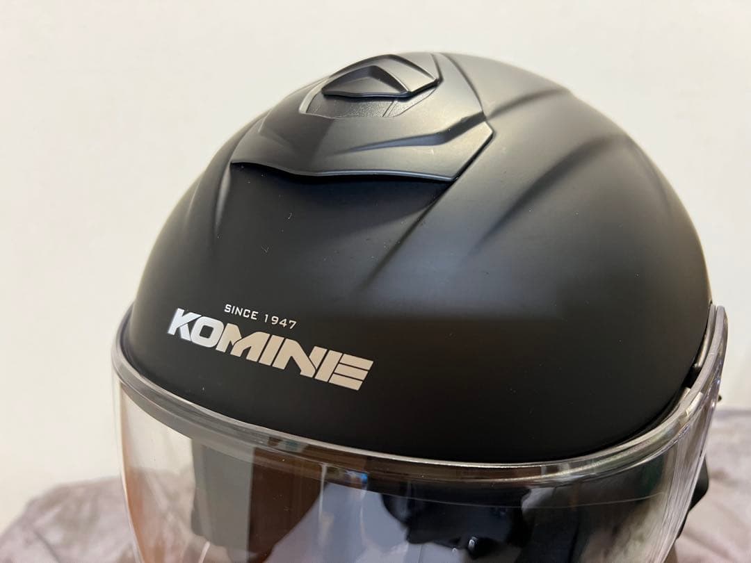 ★インカム付き　美品コミネHK-172ジェットヘルメット★