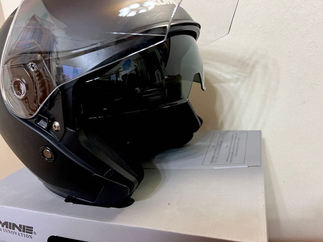 ★インカム付き　美品コミネHK-172ジェットヘルメット★
