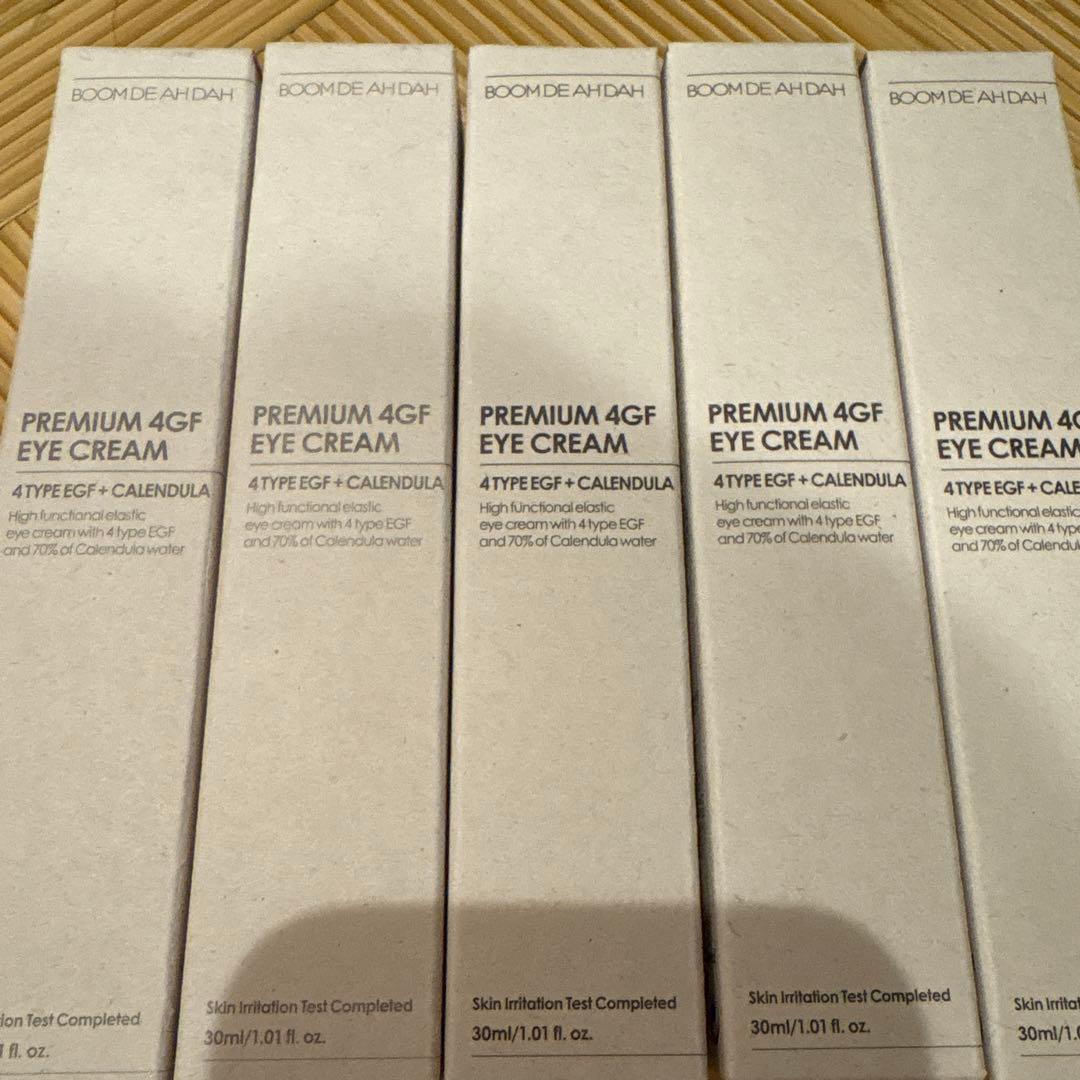 BOOM DE AH DAH PREMIUM 4GF EYE CREAM ×5本