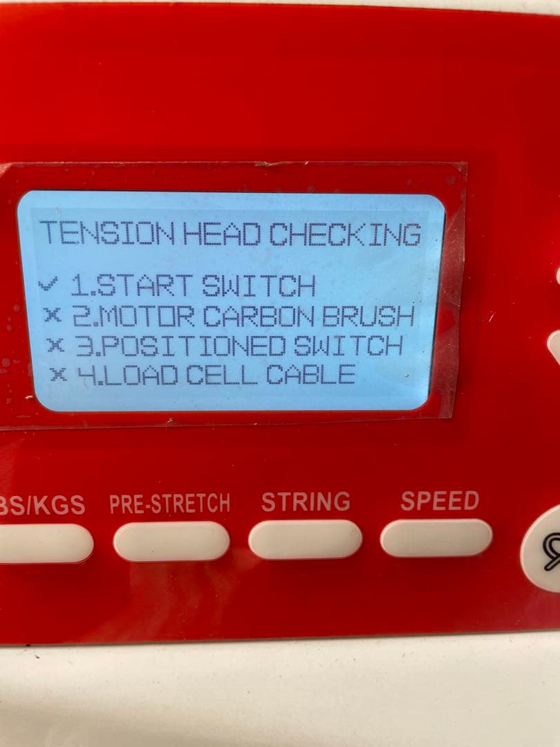 12ｍガット+GOSEN テニスガット張り機 修理