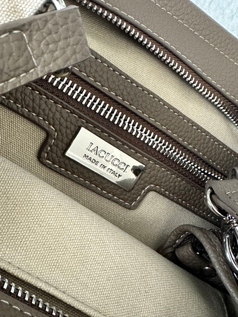 ★専用【美品】イアクッチ キャンバス レザー ショルダーバッグ S